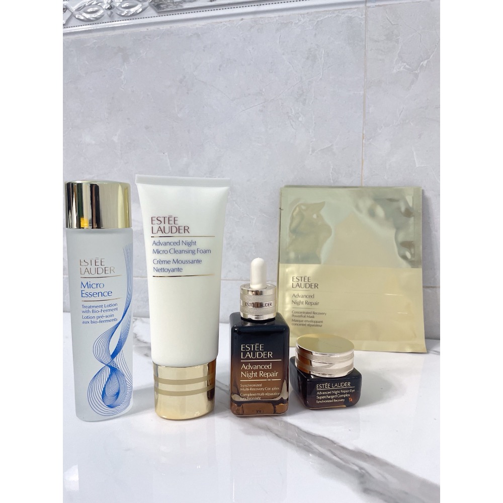 22版版雅詩蘭黛小棕瓶六件套帶眼膜款/雅詩蘭黛抗衰老鋼鐵六件套，配禮袋套裝-細節圖6