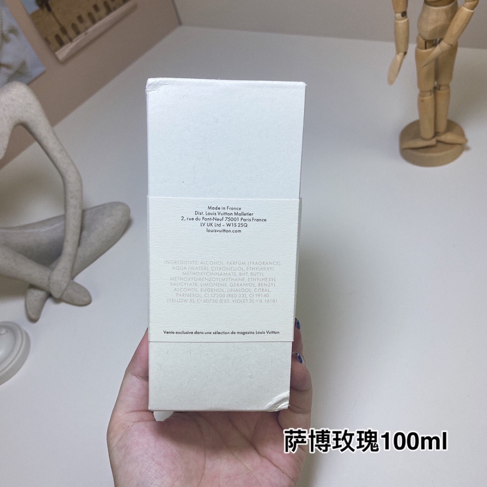 路易威登緋沙/瑰魄沙漠/薩博玫瑰100ml  Louis Vuitton Les Sables Roses, 2019-細節圖6
