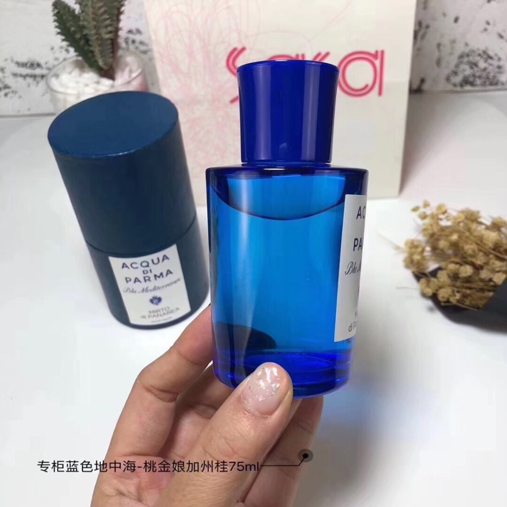 專櫃Acqua Di Parma 帕爾瑪之水藍色地中海加州桂桃金娘淡香水75ml-細節圖3