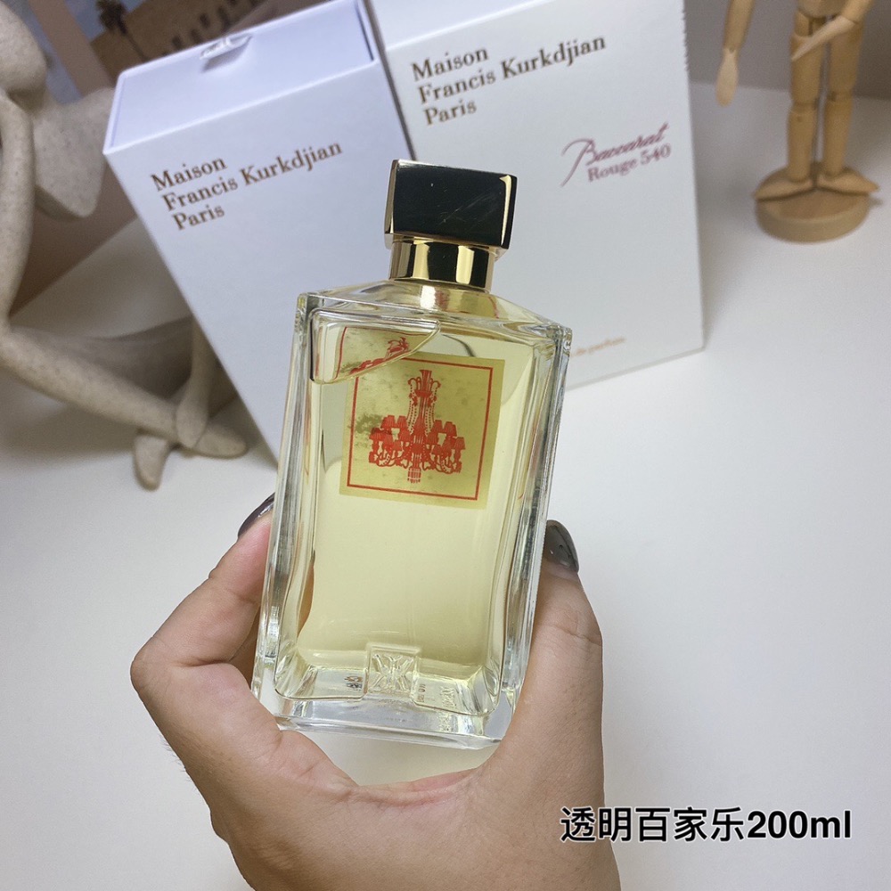 MFK 弗朗西斯庫爾吉安透明瓶紅色百家樂 Rouge540  巴卡拉 紅色紙牌賭局 香水200ml-細節圖4