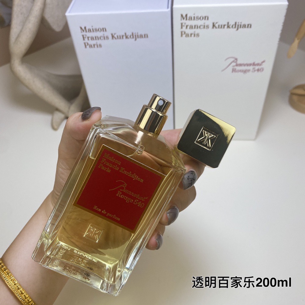 MFK 弗朗西斯庫爾吉安透明瓶紅色百家樂 Rouge540  巴卡拉 紅色紙牌賭局 香水200ml-細節圖5
