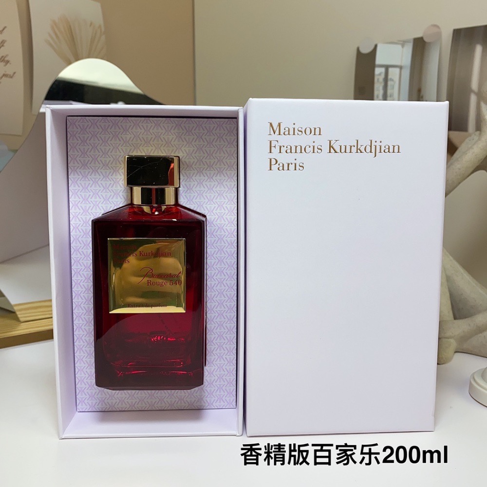 MFK 弗朗西斯庫爾吉安香精版紅瓶百家樂200ml  Baccarat rouge540 Extrait/香詩之水/淡香-細節圖2