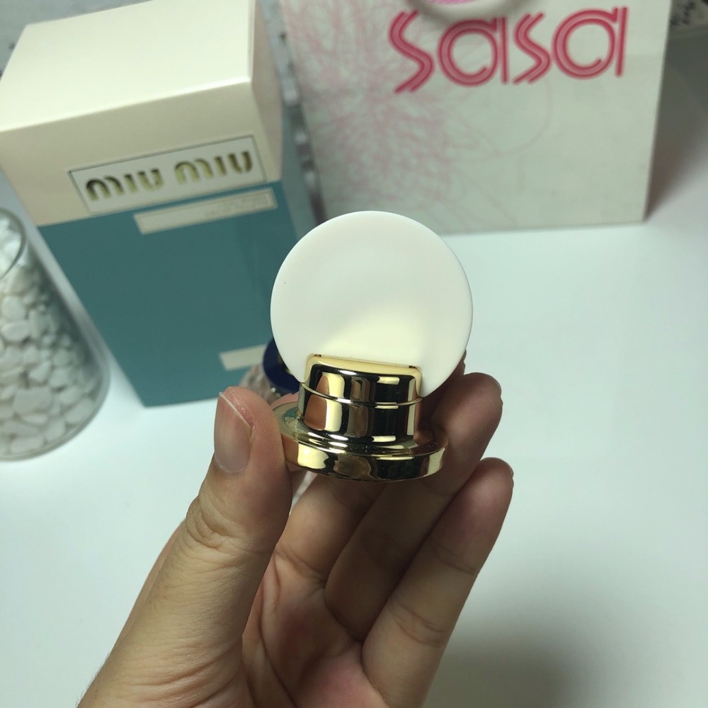 專櫃MiuMiu繆繆花香粉色少女女士香水白蓋50ml-細節圖6