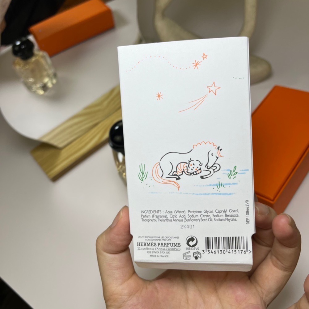 💥HERMES愛馬仕Cabriole寶寶兒童香水50ml無酒精 蹦蹦跳跳-細節圖7