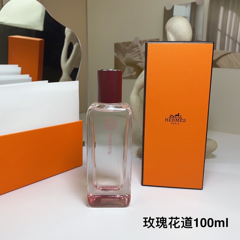 Hermes 愛馬仕聞香系列玫瑰花道香水100ml-細節圖2