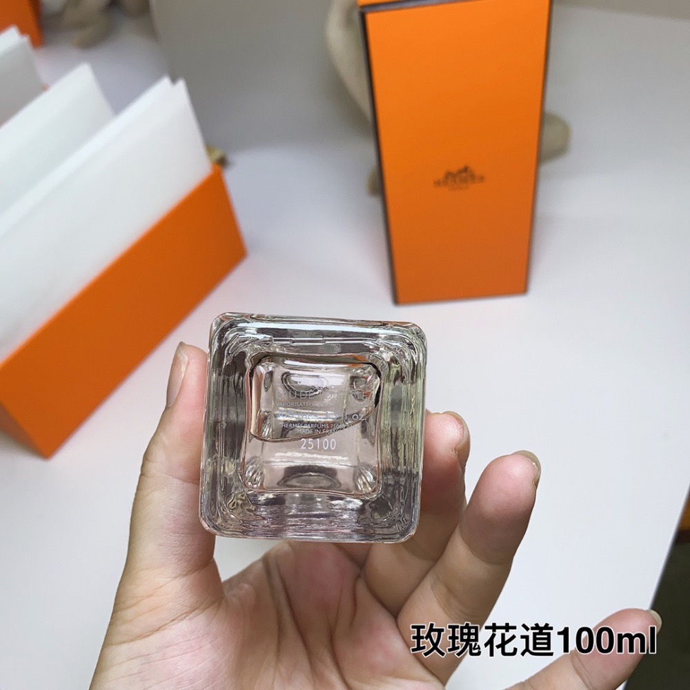 Hermes 愛馬仕聞香系列玫瑰花道香水100ml-細節圖4