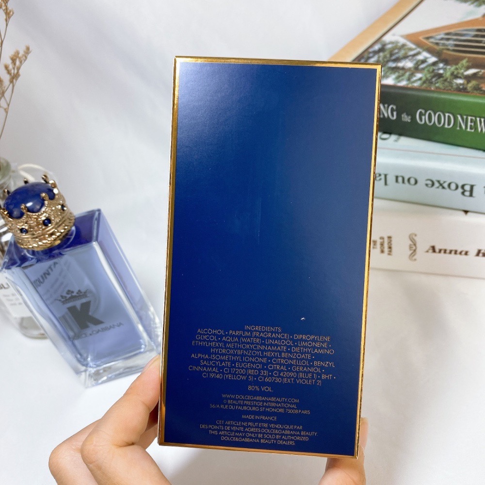 專櫃杜嘉班納2019新品 K 皇冠儒雅男士淡香水EDT100ml-細節圖7