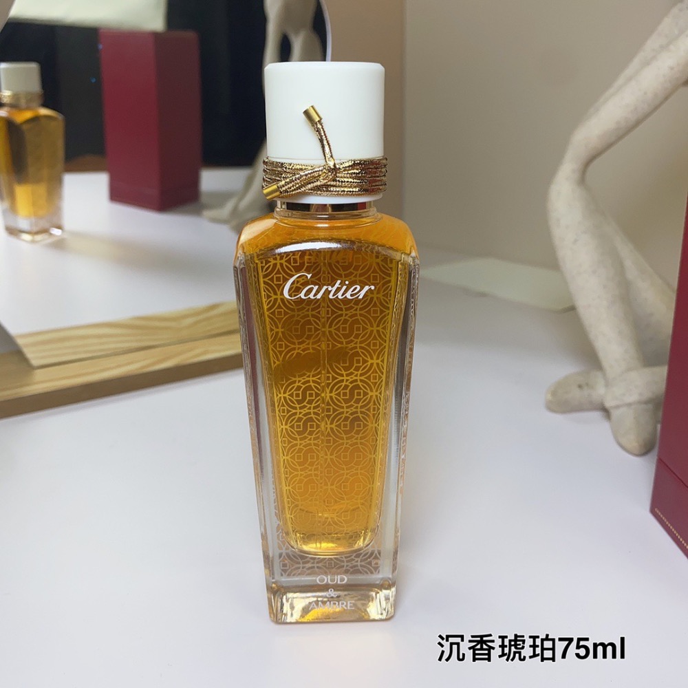 沈香木琥珀OUD & AMBER  卡地亞Cartier香水75ml-細節圖2
