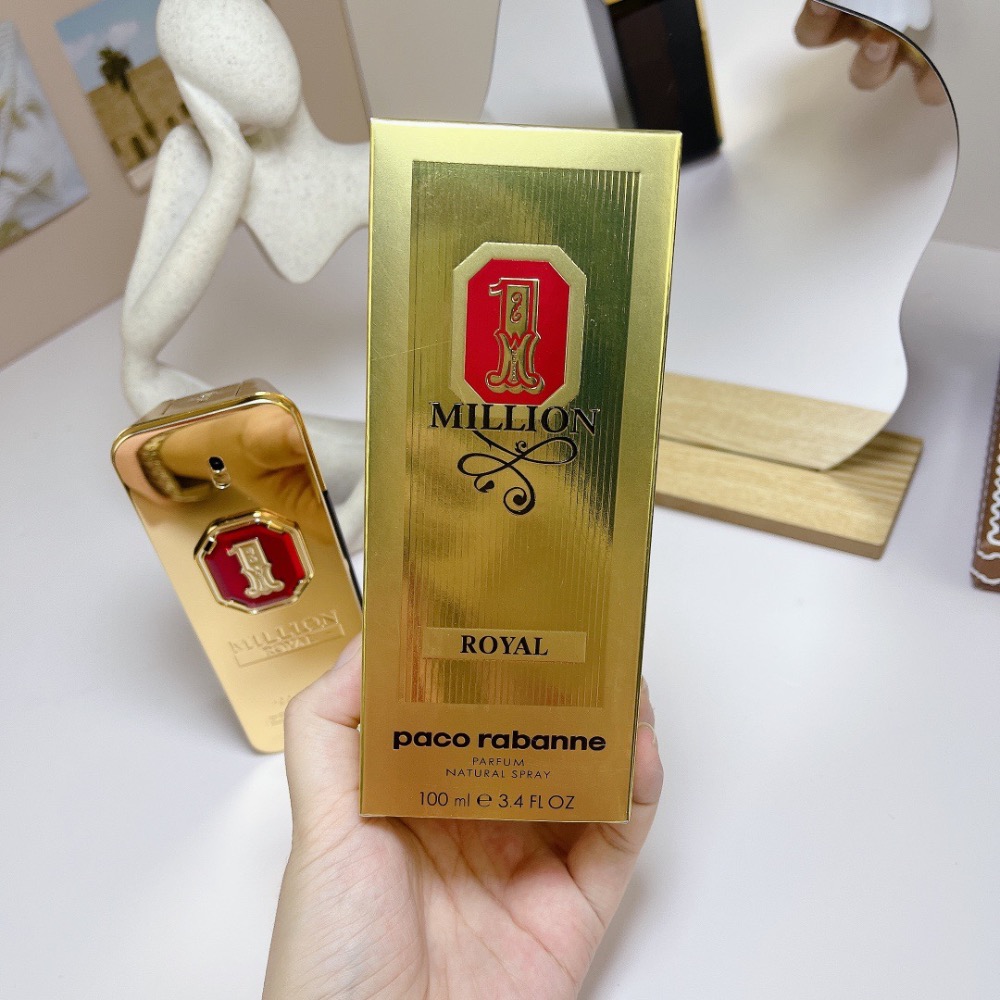 2023帕高皇家百萬金磚男士香水100ml  Paco Rabanne Million Royal-細節圖5