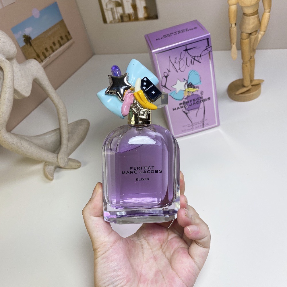 莫傑紫色完美玩美小姐精粹100ml  Marc Jacobs Perfect Elixir, 2024-細節圖2