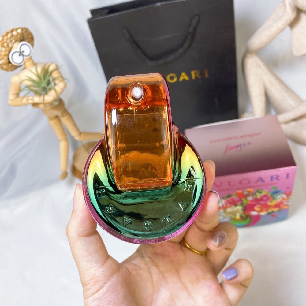 Bvlgari 寶格麗彩色車輪新花果香Omnia 2021限定聯名款繁晶Edp 65ml 彩虹瓶-細節圖2