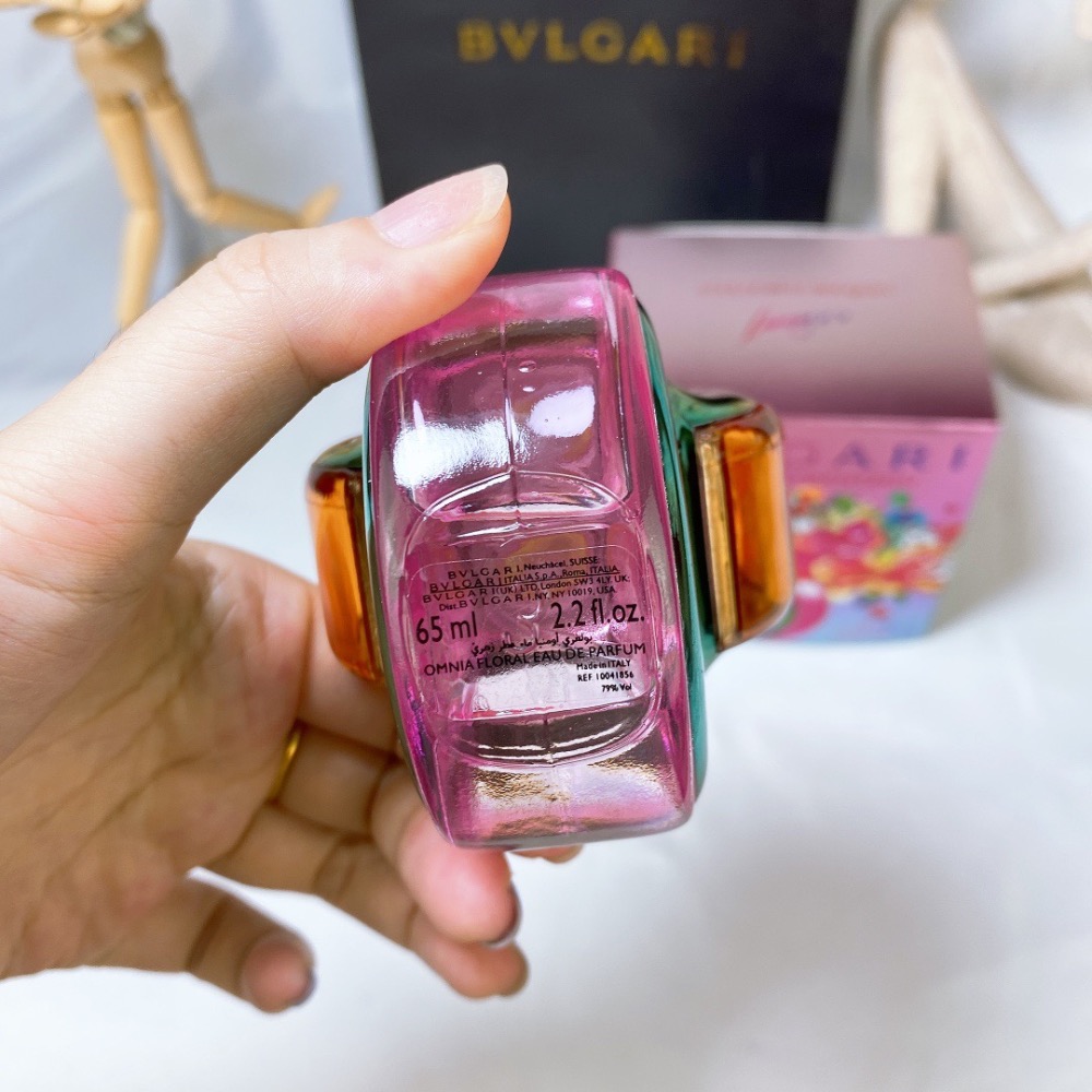 Bvlgari 寶格麗彩色車輪新花果香Omnia 2021限定聯名款繁晶Edp 65ml 彩虹瓶-細節圖3