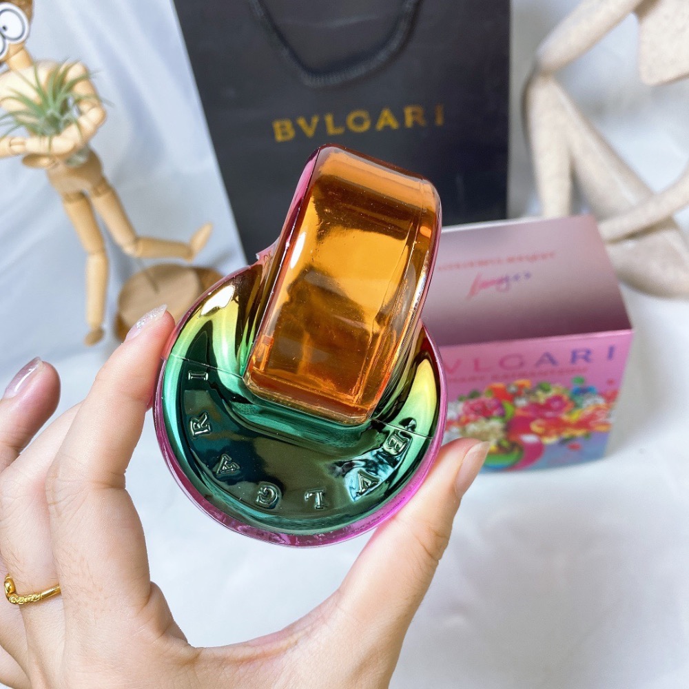 Bvlgari 寶格麗彩色車輪新花果香Omnia 2021限定聯名款繁晶Edp 65ml 彩虹瓶-細節圖4