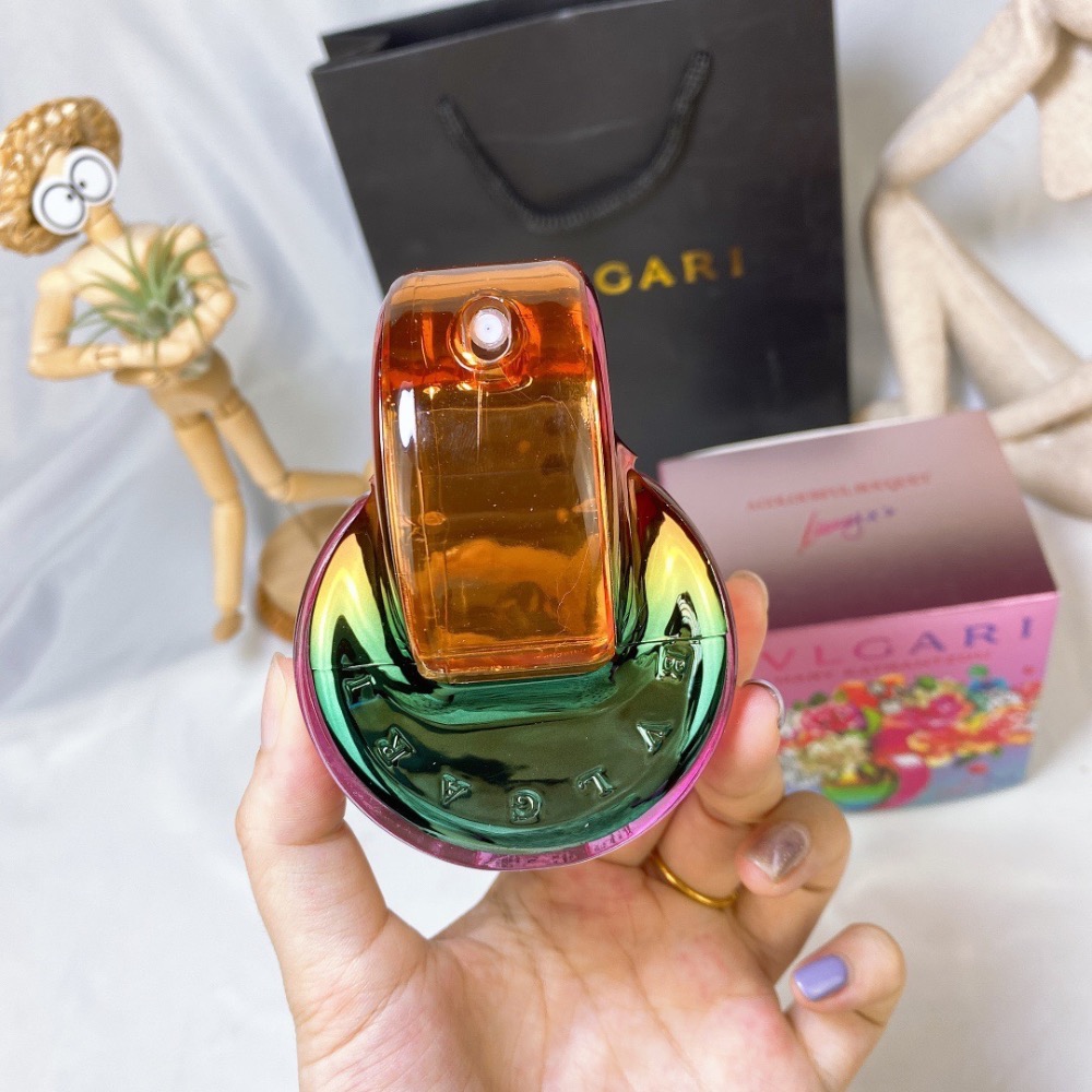 Bvlgari 寶格麗彩色車輪新花果香Omnia 2021限定聯名款繁晶Edp 65ml 彩虹瓶-細節圖2