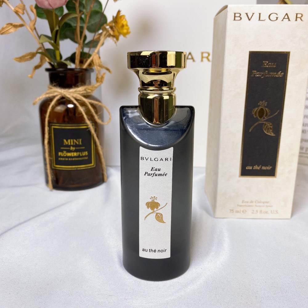 Bvlgari寶格麗The Noir黑茶中性香水75ML EDC古龍，皮革藥感的烏木玫瑰-細節圖7