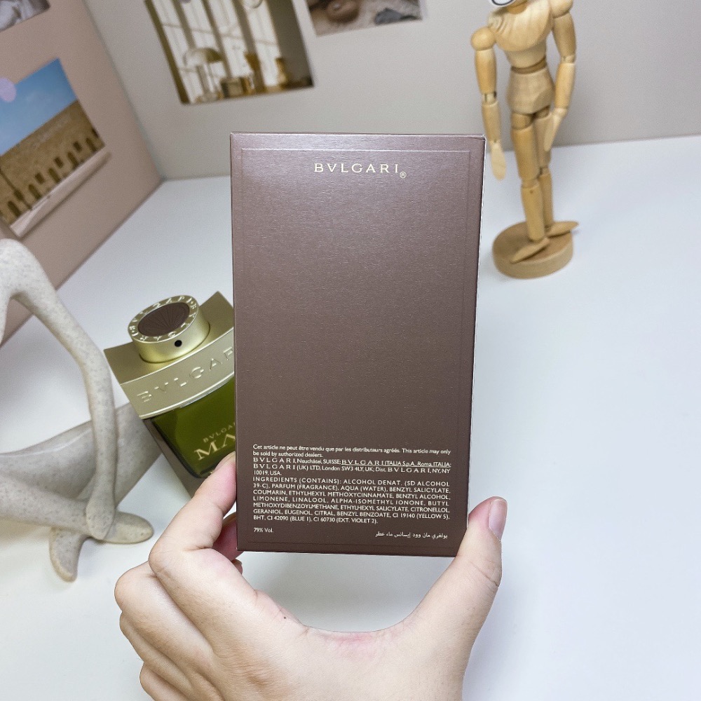 寶格麗紳士系列-綠意森林（城市森林）100ml  Bvlgari Man Wood Essence, 2018-細節圖7