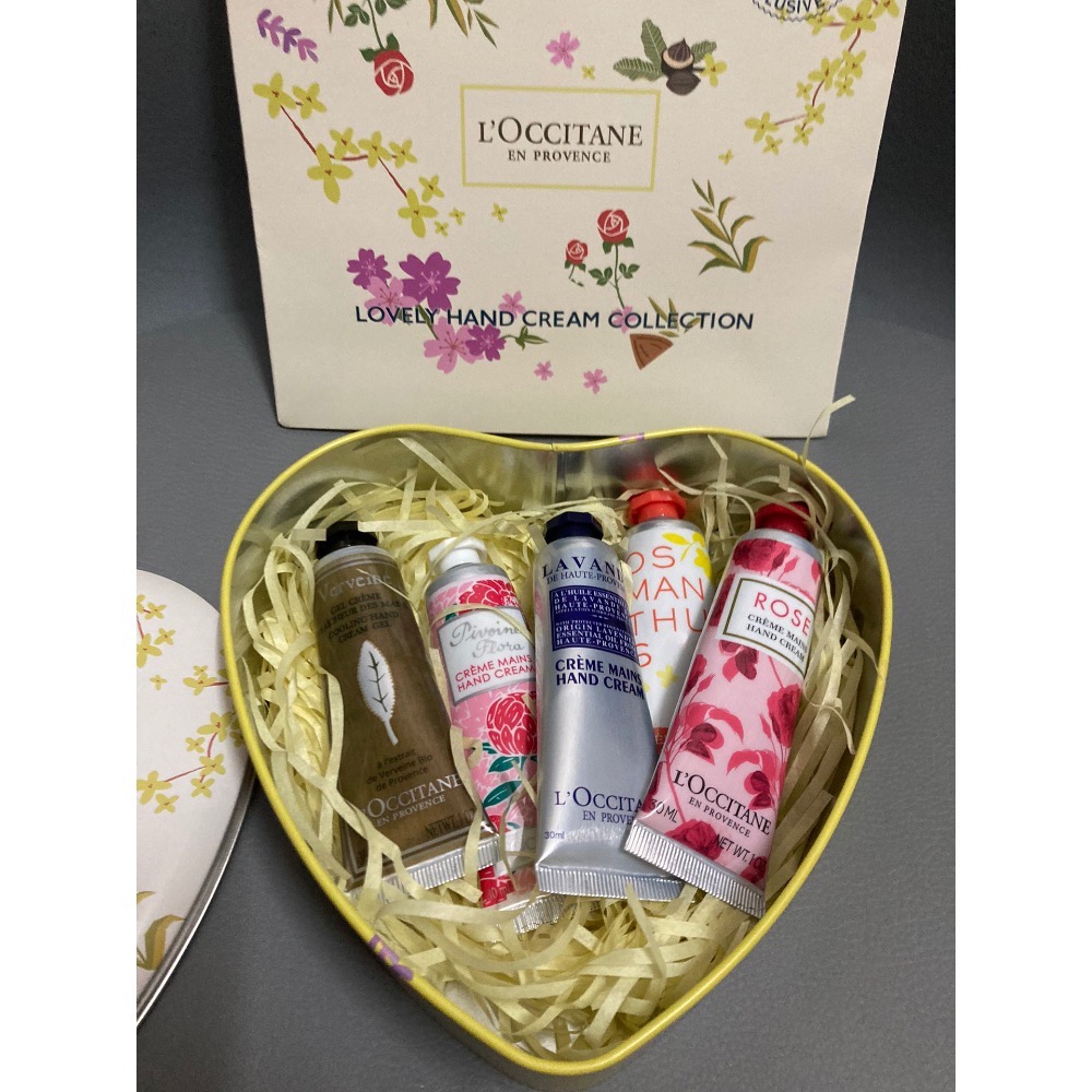 歐舒丹幸運護手霜禮盒5件套，配禮品袋-細節圖2