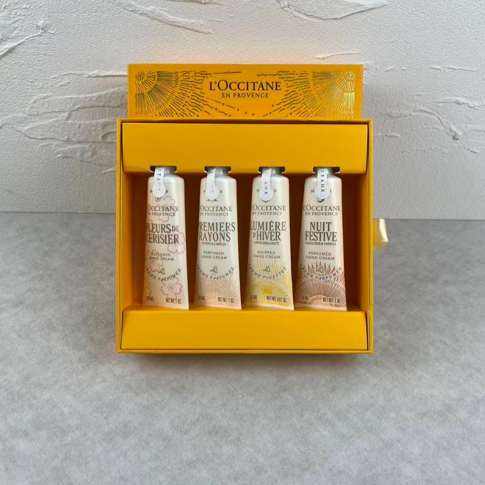 2025年最新版限定聖誕款歐舒丹護手霜四件套，配禮袋-細節圖2