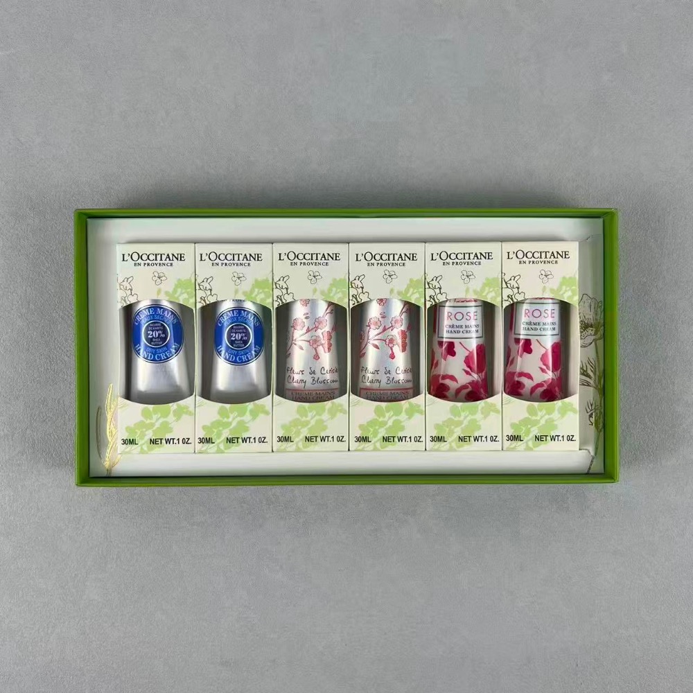 歐舒丹新款燙金版臻選六支裝護手霜 ​帶禮袋-細節圖2