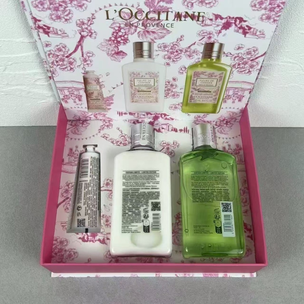 2025版歐舒丹青提戀櫻護手霜三件套套盒-細節圖3