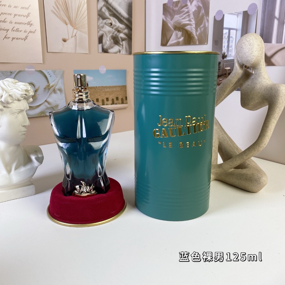 高緹耶 藍色裸男男士淡香水125ml-細節圖2