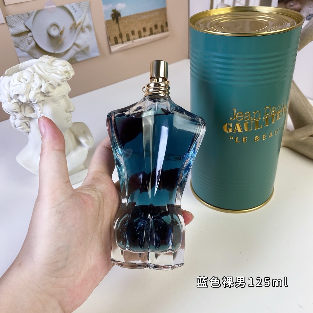 高緹耶 藍色裸男男士淡香水125ml-細節圖5