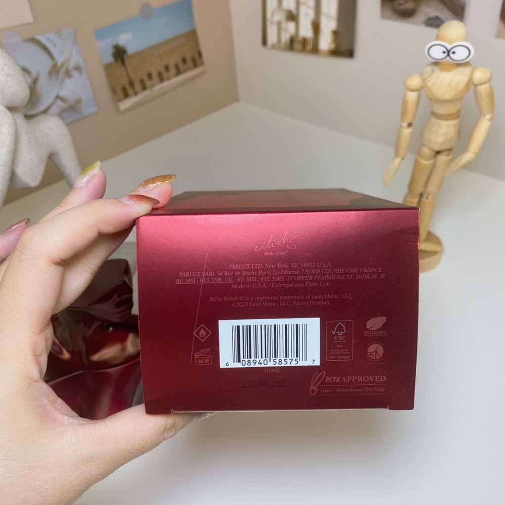 碧梨紅色艾利什3號同名女士濃香水100ml-細節圖7