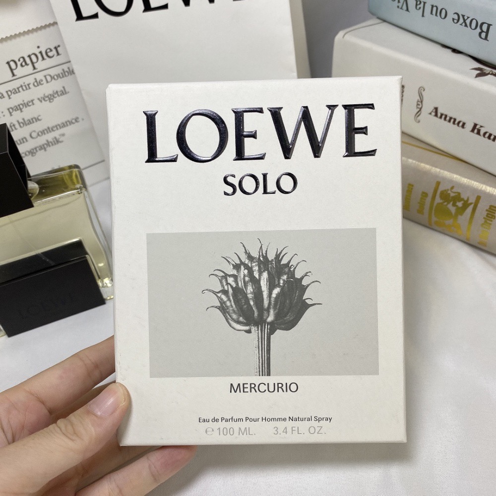 LOEWE羅意威Solo MERCURIO PLATINUM 獨奏白金男士濃香EDP香水100ml-細節圖6