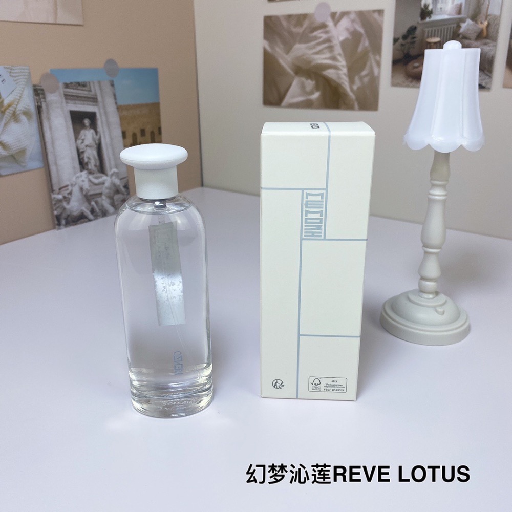 凱卓2022新品日式簡約設計風格淡香精香水75ml-幻夢沁蓮REVE LOTUS-細節圖2