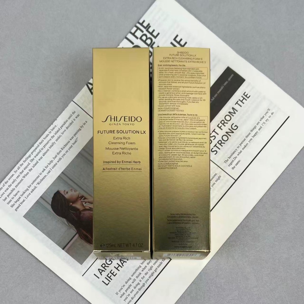 新版資生堂時光琉璃洗面奶125ml-細節圖2