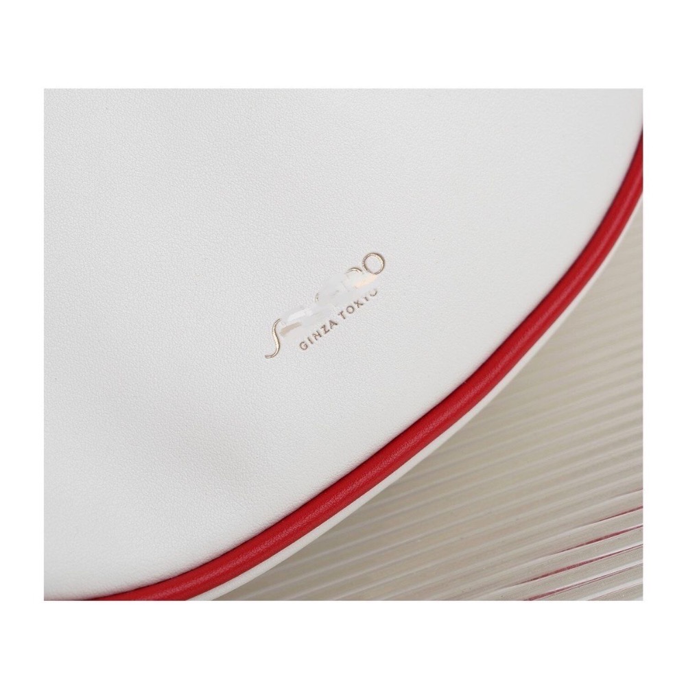 資生堂專櫃贈品白色pu化妝包-細節圖3