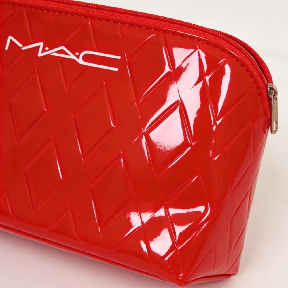 MAC專櫃贈品紅色精美化妝包-細節圖7
