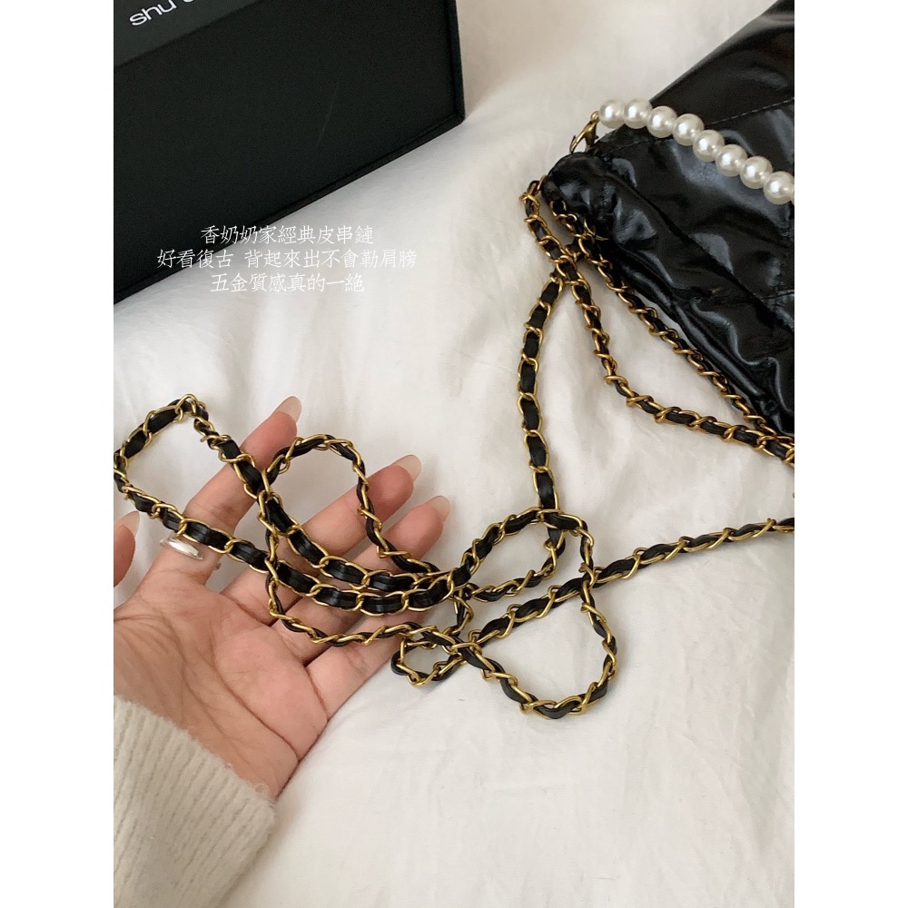 𝐂𝐡𝐚𝐧𝐞𝐥 𝐦𝐢𝐧𝐢珍珠垃圾袋+顏色-細節圖6