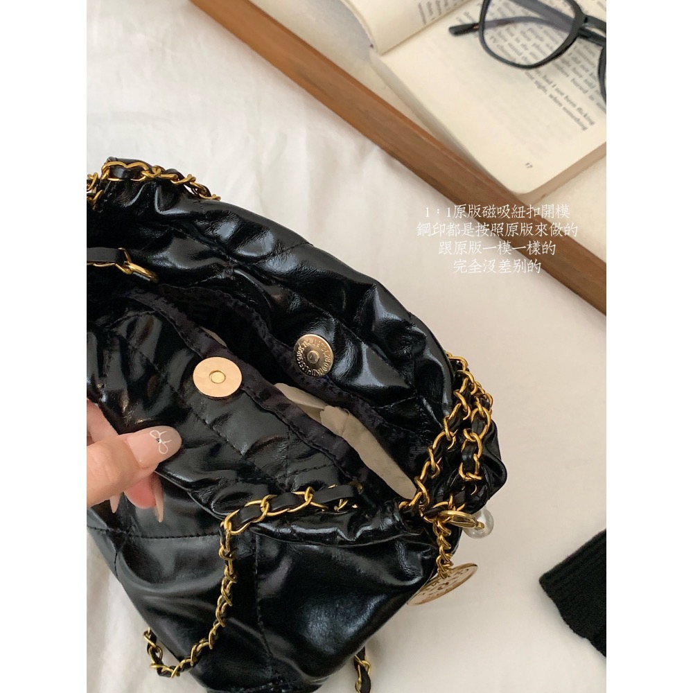 𝐂𝐡𝐚𝐧𝐞𝐥 𝐦𝐢𝐧𝐢珍珠垃圾袋+顏色-細節圖9