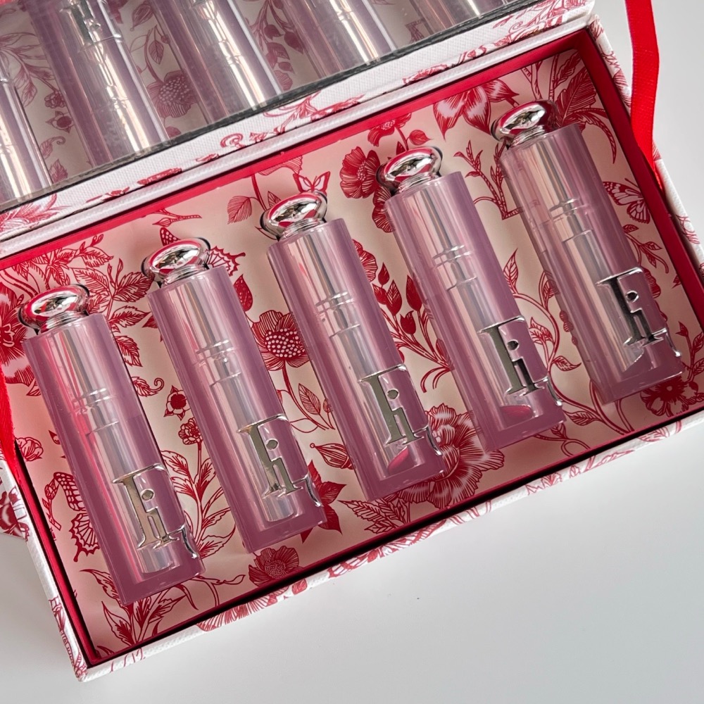 迪奧變色紅蝴蝶五件套-細節圖3