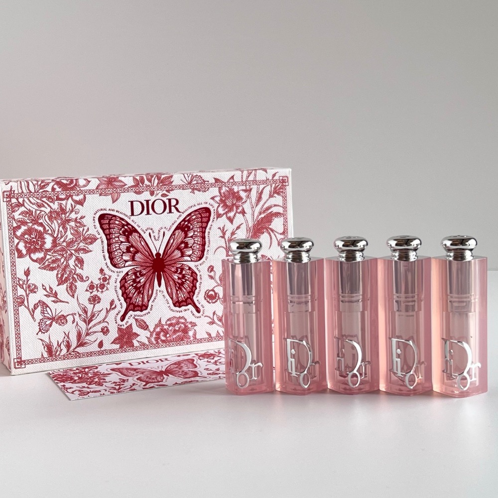 迪奧變色紅蝴蝶五件套-細節圖4