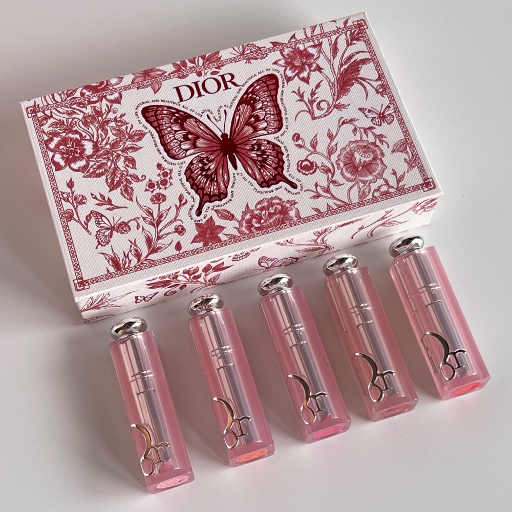 迪奧變色紅蝴蝶五件套-細節圖5