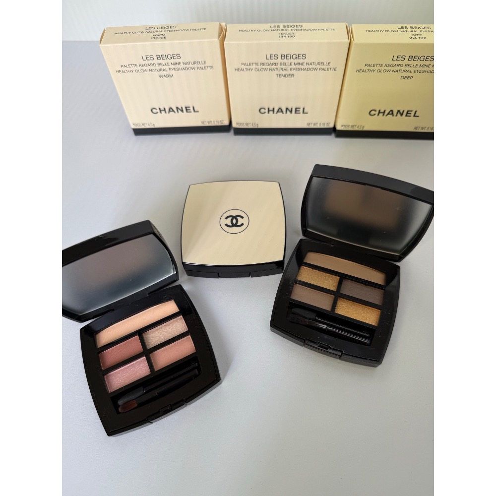 最新日期香奈兒米色夏季5色眼影盤-細節圖3