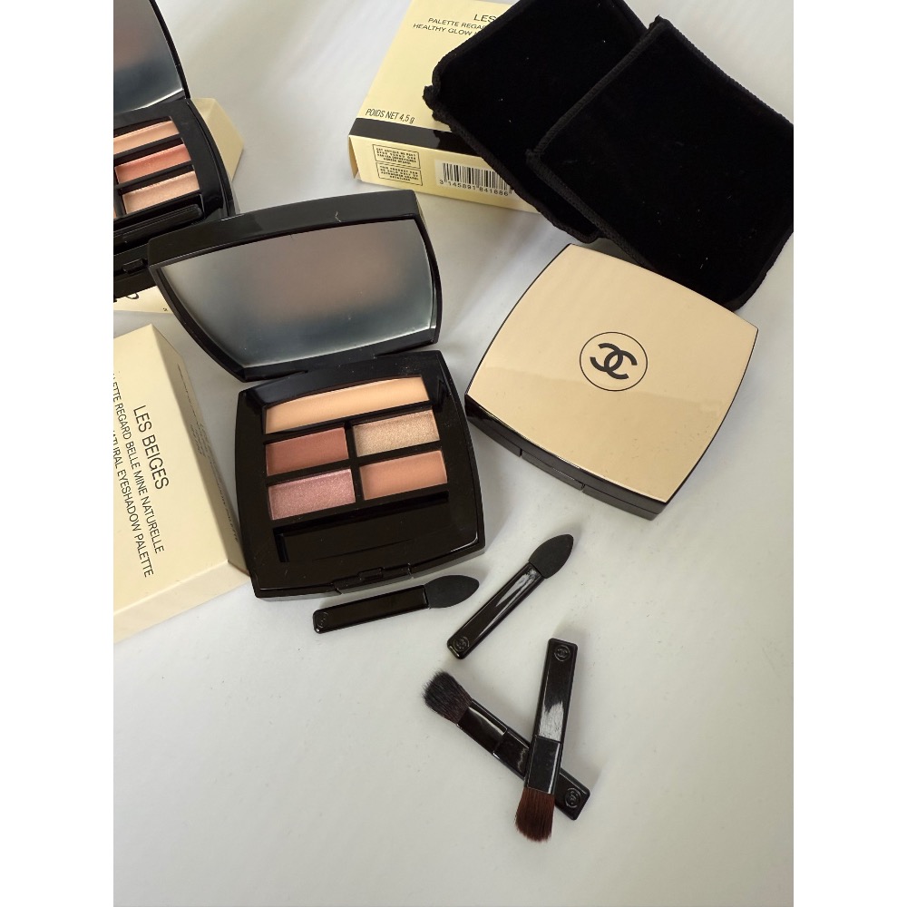 最新日期香奈兒米色夏季5色眼影盤-細節圖5