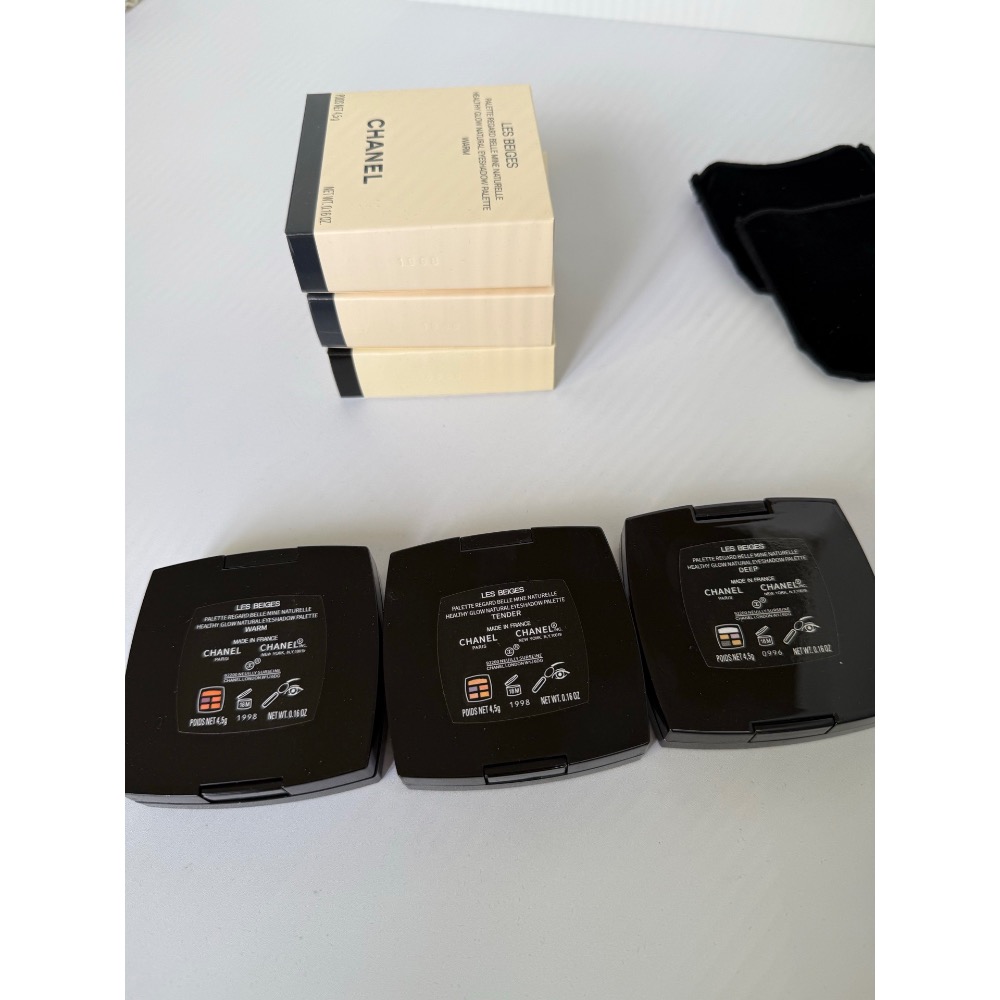 最新日期香奈兒米色夏季5色眼影盤-細節圖6