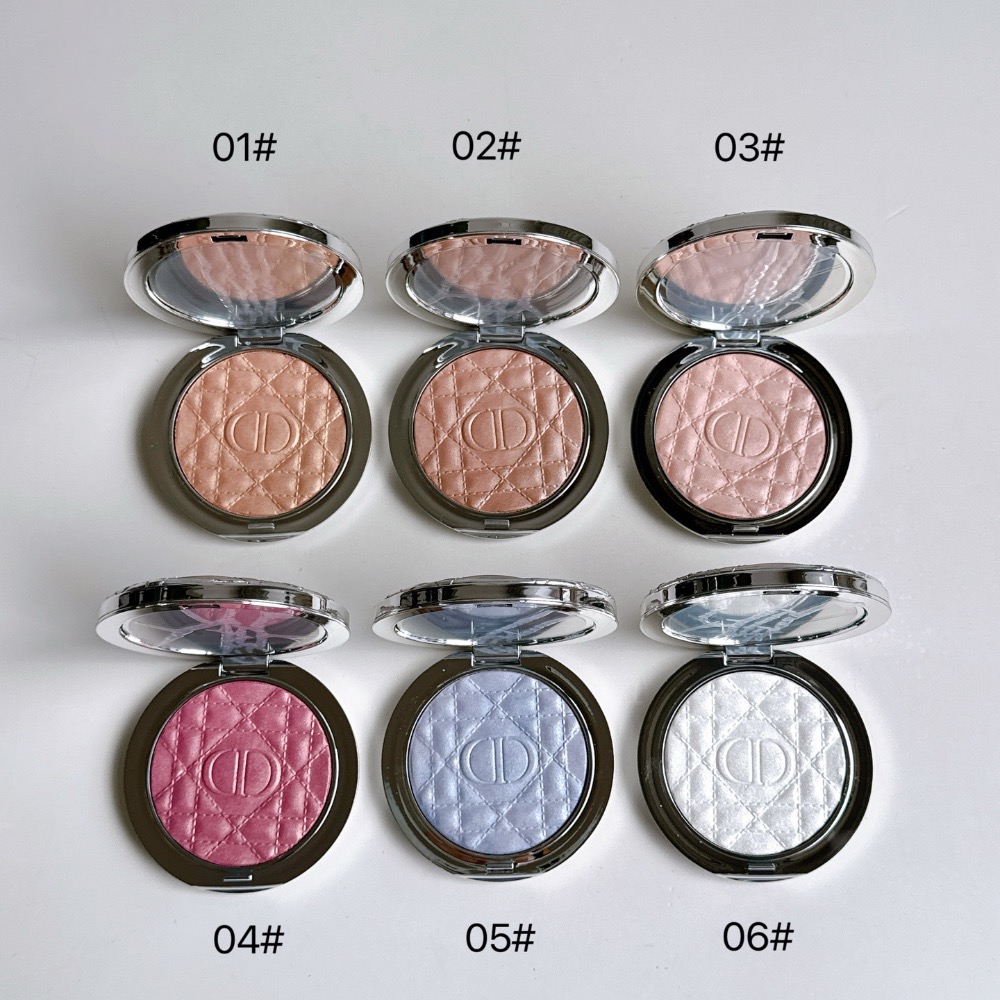 迪奧銀色皮革高光修容盤-細節圖3