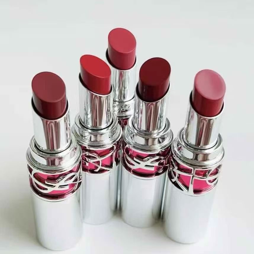 聖羅蘭銀色圓管口紅3.2g-細節圖2