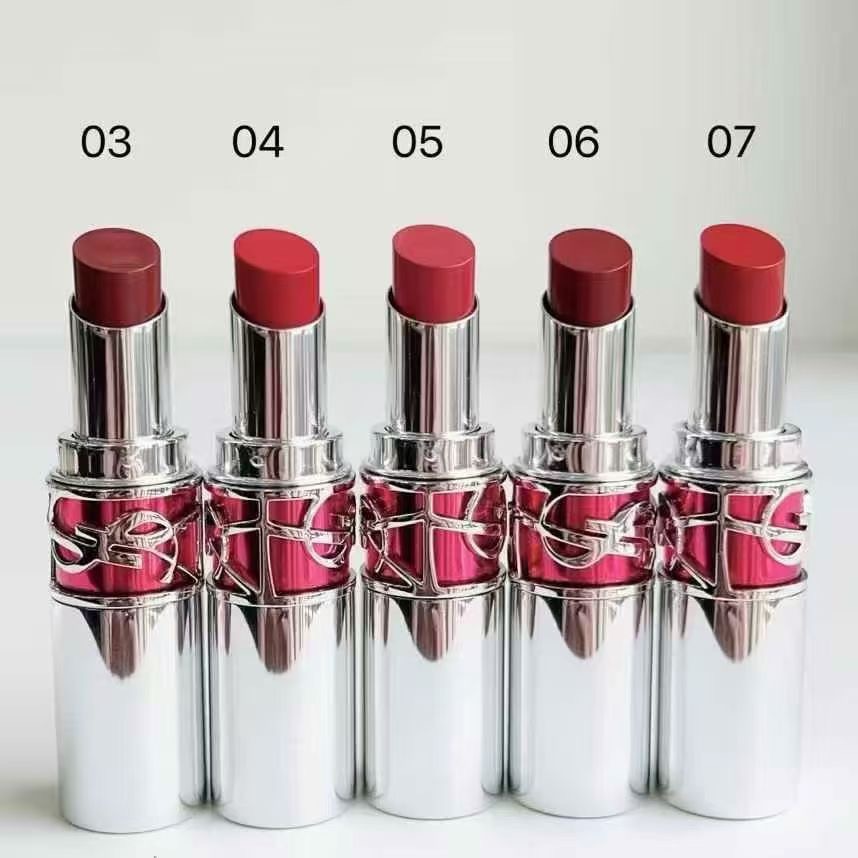 聖羅蘭銀色圓管口紅3.2g-細節圖3