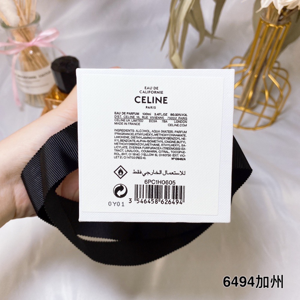 CELINE塞琳高定香水100ml - 加州 EAU DE CALIFORNIE-細節圖6