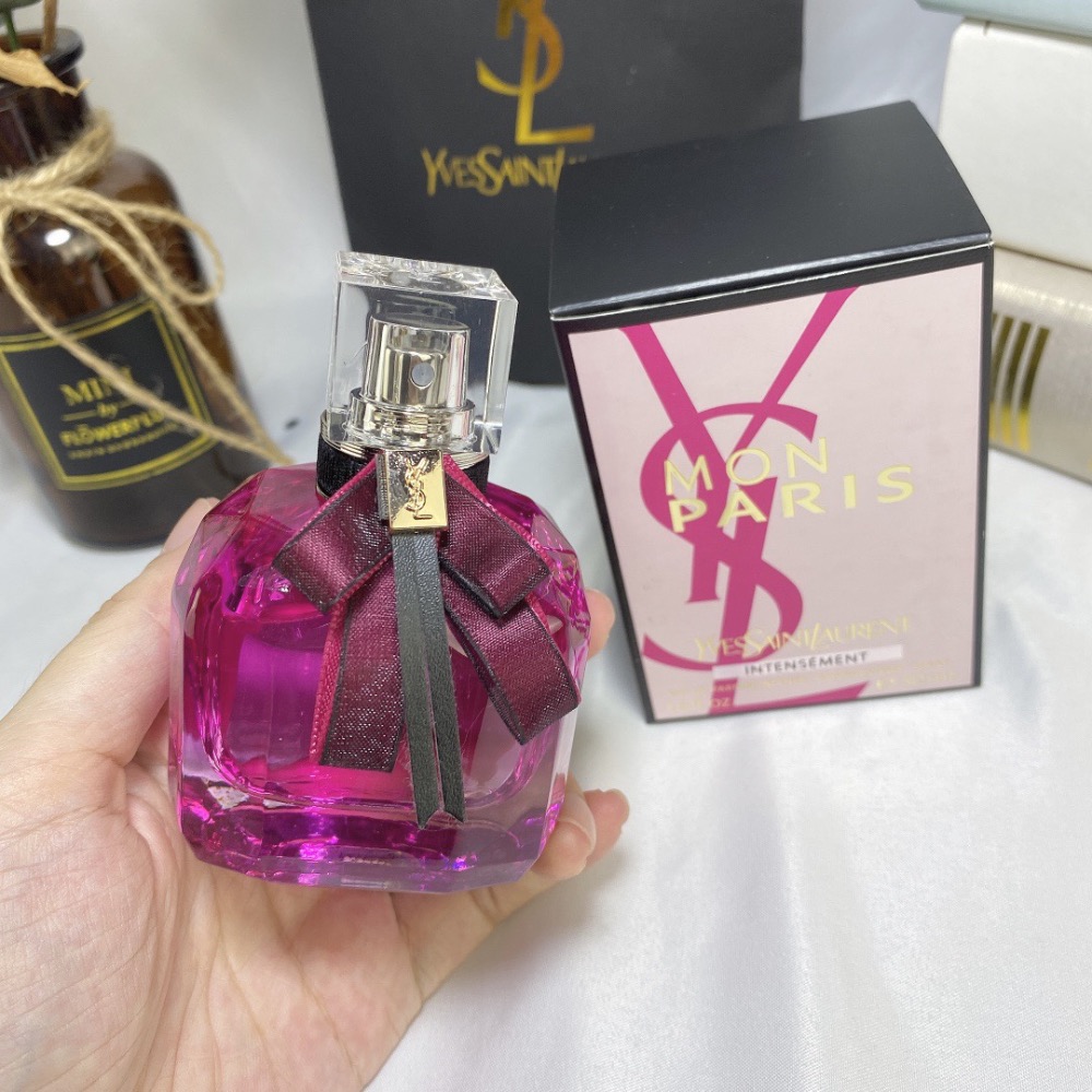 YSL聖羅蘭 Intensement 光耀花耀新版反轉巴黎玫瑰花香調女士濃香水90ml-細節圖8