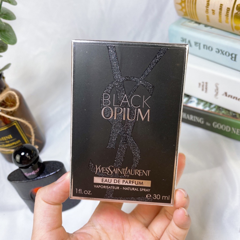 現貨～專櫃YSL聖羅蘭 Black Opium 黑鴉片女士香水搖滾黑鴉片EDP 90ml-細節圖5