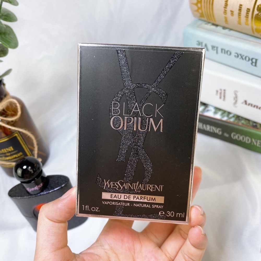 現貨～專櫃YSL聖羅蘭 Black Opium 黑鴉片女士香水搖滾黑鴉片EDP 90ml-細節圖5