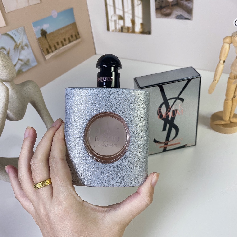 聖羅蘭黑鴉片耀銀版90ml-細節圖4