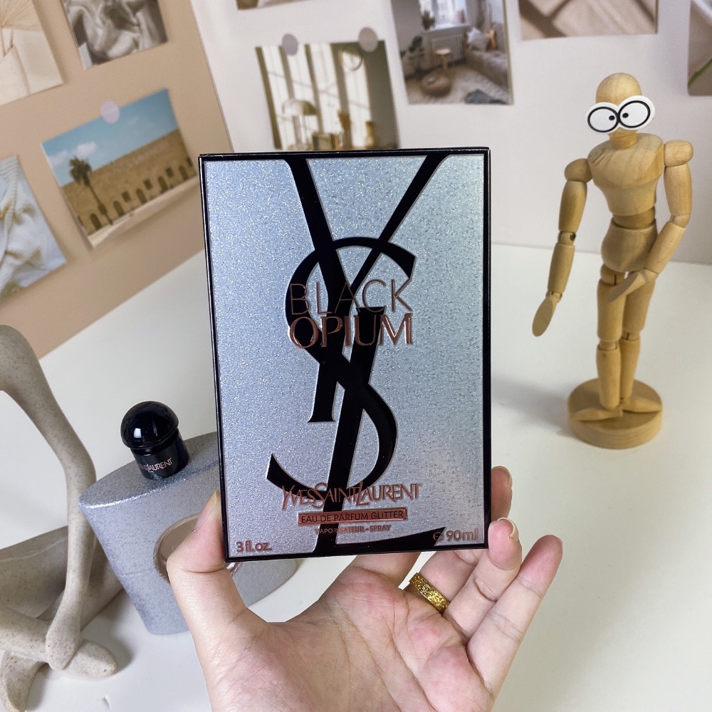 聖羅蘭黑鴉片耀銀版90ml-細節圖5