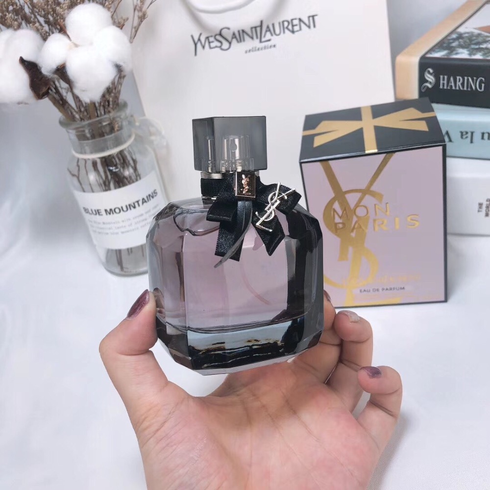 YSL聖羅蘭19限量版黑金反轉巴黎女士濃香90ML香水-細節圖2